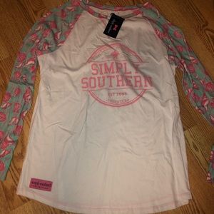 Long sleeved simply southern shirt NWT